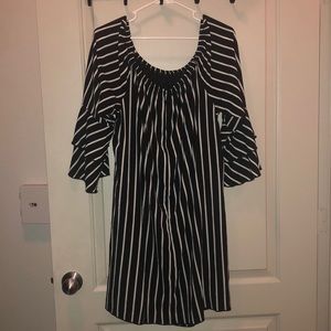 Over the shoulder dress